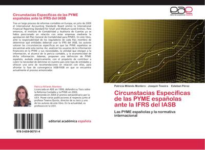 Circunstacias Específicas de las PYME españolas ante la IFRS del IASB