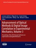Advancement of Optical Methods & Digital Image