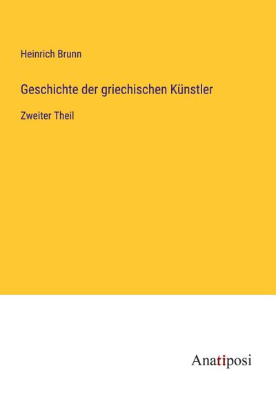 Geschichte der griechischen Künstler