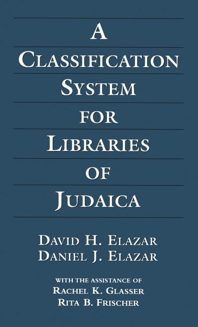 Classification System for Libraries of Judaica