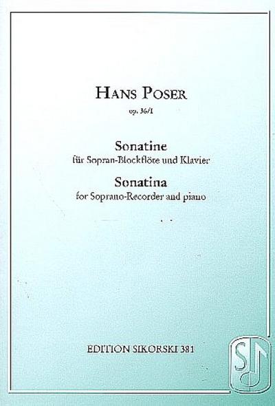 Sonatine op.36,1 fürSopranblockflöte und Klavier