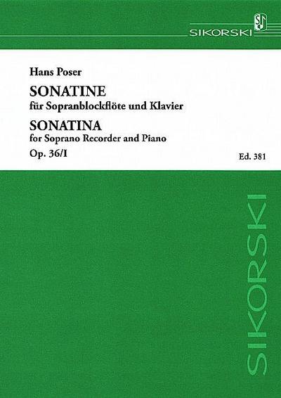 Sonatine op.36,1 fürSopranblockflöte und Klavier