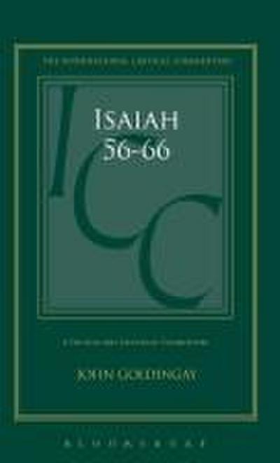 Isaiah 56-66 (ICC) A Critical and Exegetical Commentary