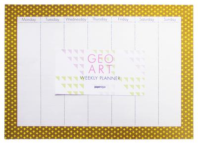 Geoart: Weekly Planner