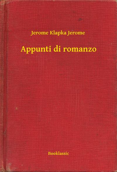 Appunti di romanzo