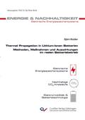 Thermal Propagation in Lithium-Ionen Batterien