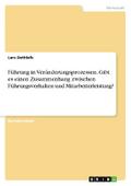 Führung in Veränderungsprozessen. Gibt es einen Zu