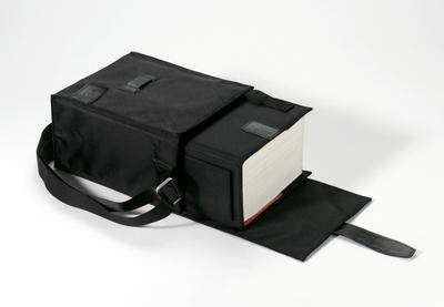 JurSKIN Tragetasche Gr. L (Sartorius) in Onyx-Schwarz - perfekt für den LexSKIN Einband
