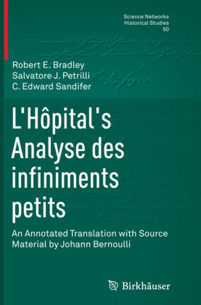 L’Hôpital’s Analyse des infiniments petits