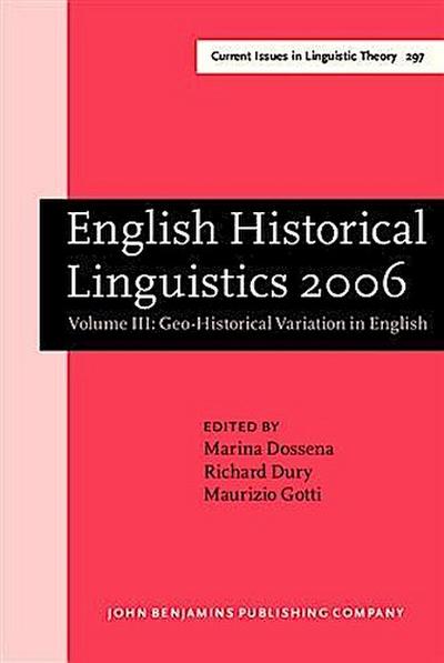 English Historical Linguistics 2006