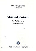 Variationen für Altflöte solo (große Flöte)