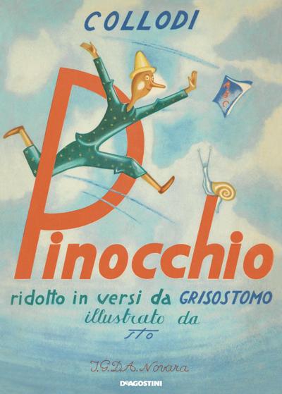 Pinocchio ridotto in versi da Grisostomo (rist. anast. Novara, 1948)