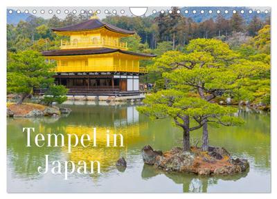 Tempel in Japan (Wandkalender 2026 DIN A4 quer), CALVENDO Monatskalender