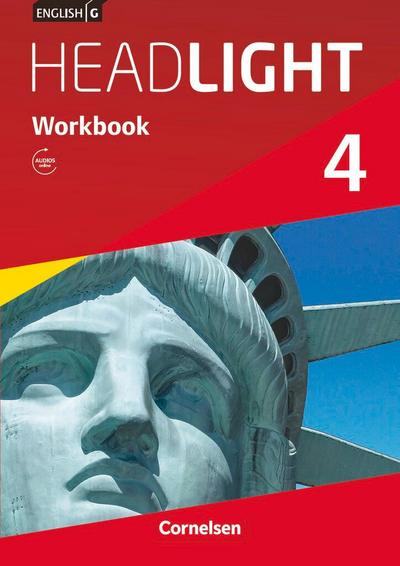 English G Headlight  04: 8. Schuljahr. Workbook mit Audios online