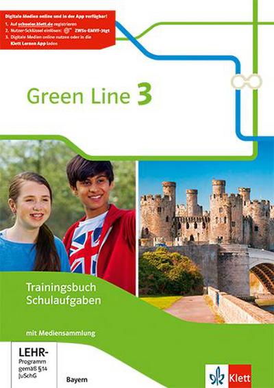 Green Line 3. Ausgabe Bayern. Trainingsbuch Schulaufgaben, Heft mit Lösungen und CD-ROM 7. Klasse