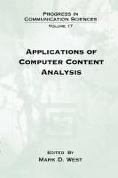 Applications of Computer Content Analysis