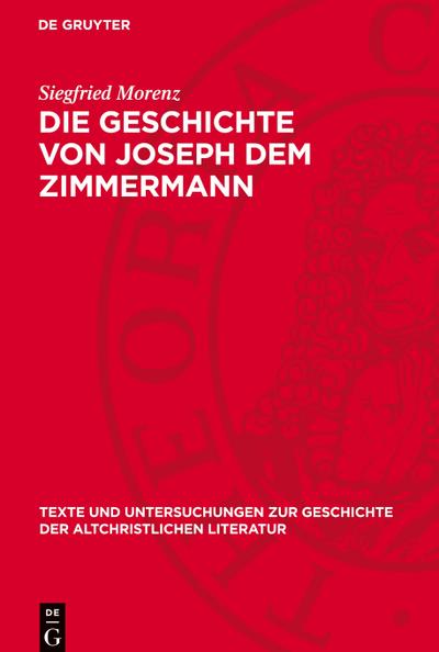 Die Geschichte von Joseph dem Zimmermann