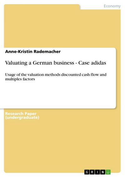 Valuating a German business - Case adidas