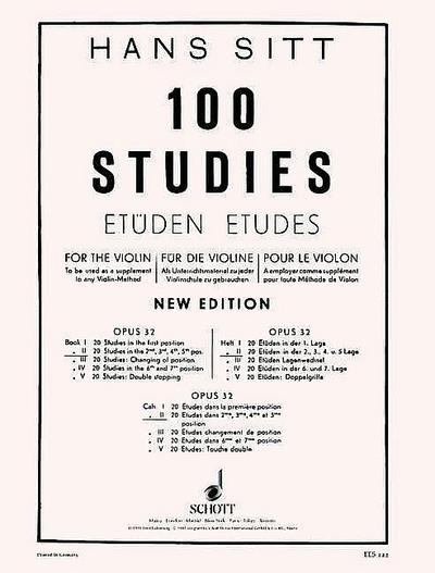 100 Studies op.32 vol.2 20 Studiesfor the violin (2nd - 5th position)