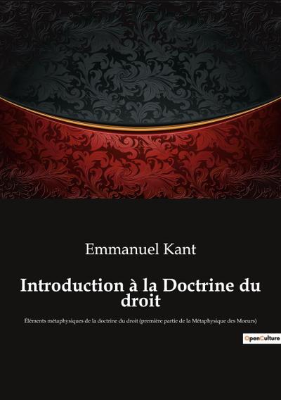 Introduction à la Doctrine du droit