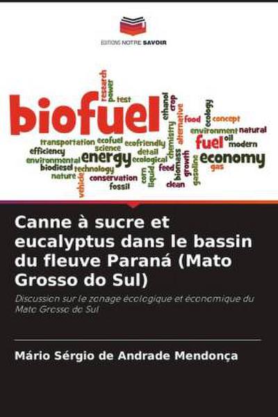Canne à sucre et eucalyptus dans le bassin du fleuve Paraná (Mato Grosso do Sul)