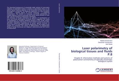 Laser polarimetry of biological tissues and fluids P.8