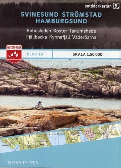 Outdoorkartan Schweden 18 Svinesund - Strömstad - Hamburgsund 1 : 50 000: amtliche Karte