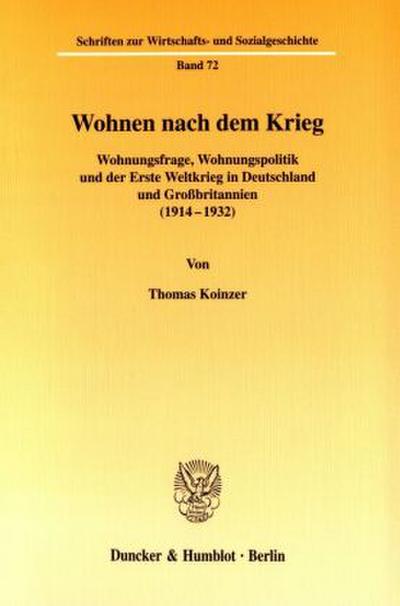 Wohnen nach dem Krieg.