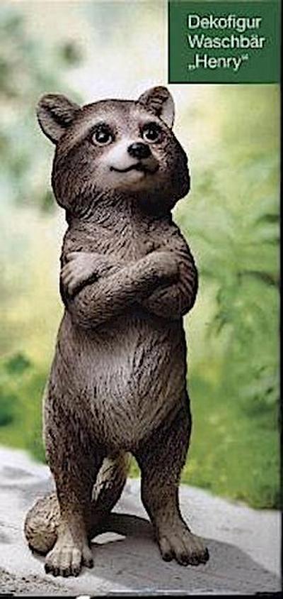Dekofigur Waschbär Henry
