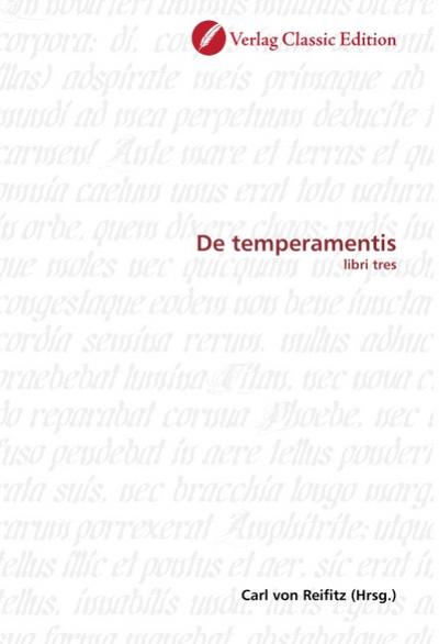 De temperamentis - Carl von Reifitz