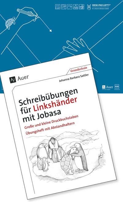 Schreibtischauflage für Linkshänder Schule, m. 1 Buch