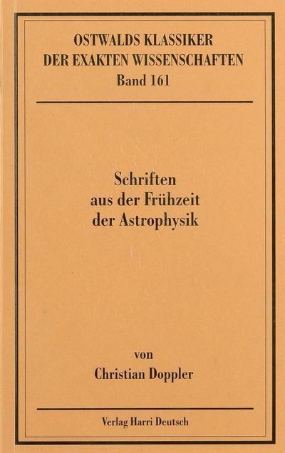 Schriften aus der Frühzeit der Astrophysik (Doppler)