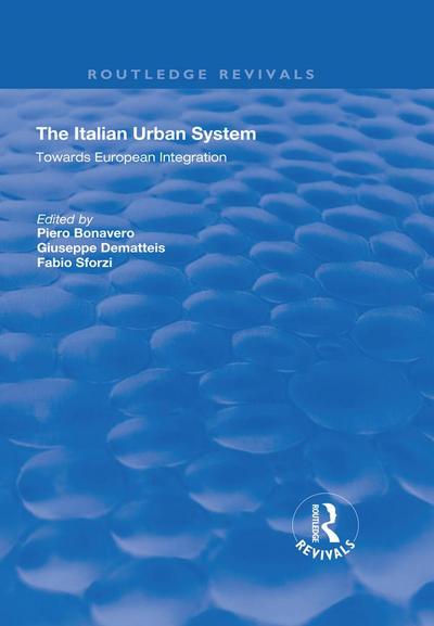 The Italian Urban System