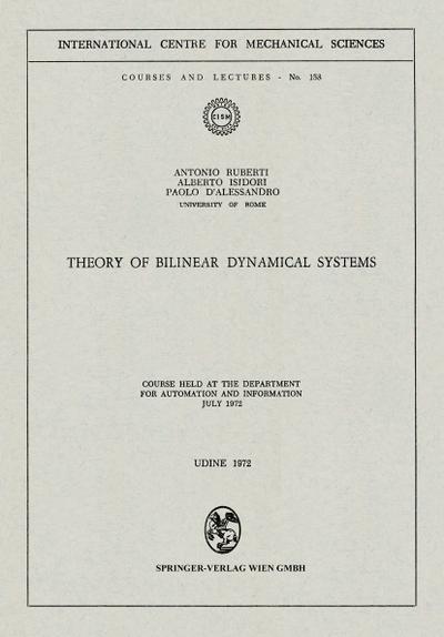 Theory of Bilinear Dynamical Systems