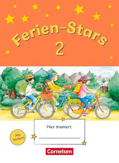 Ferien-Stars - 2. Schuljahr: Übungsheft - Mit Lösungen