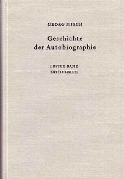 Geschichte der Autobiographie