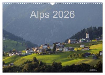 Alps 2026 (Wall Calendar 2026 DIN A3 landscape), CALVENDO 12 Month Wall Calendar