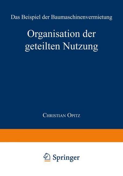 Organisation der geteilten Nutzung