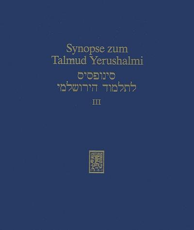 Synopse zum Talmud Yerushalmi