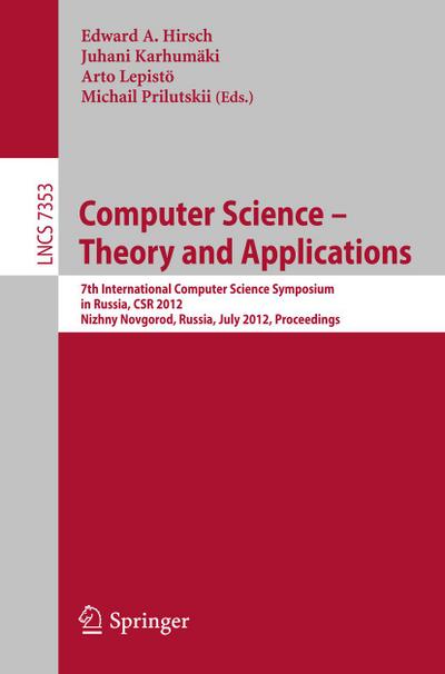 Computer Science -- Theory and Applications