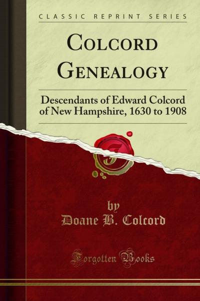 Colcord Genealogy