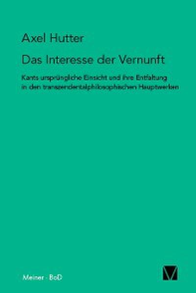 Das Interesse der Vernunft