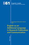 English as an Additional Language in Research Publication and Communication