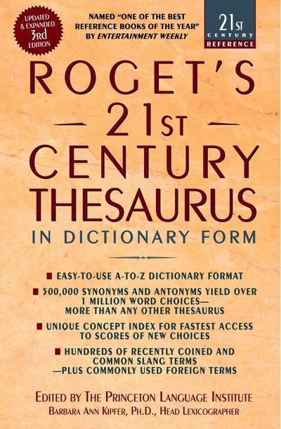 Roget’s 21st Century Thesaurus