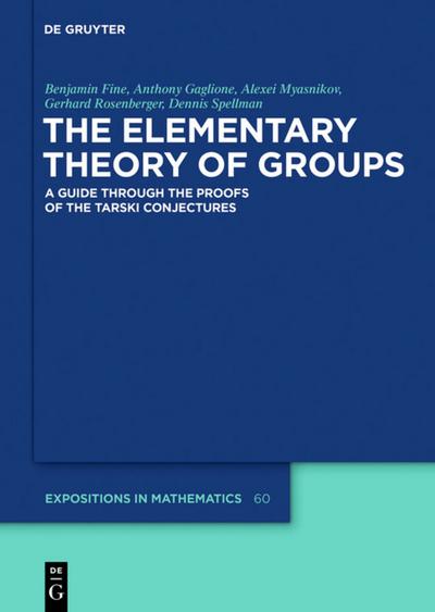 The Elementary Theory of Groups