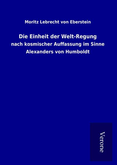 Die Einheit der Welt-Regung