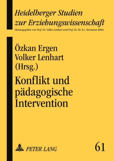 Konflikt und pädagogische Intervention