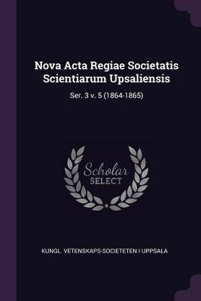 Nova Acta Regiae Societatis Scientiarum Upsaliensis