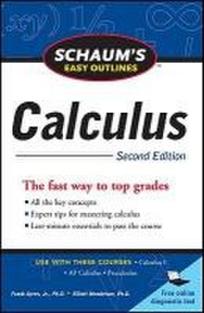Schaum’s Easy Outline of Calculus, Second Edition