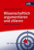 Wissenschaftlich argumentieren und zitieren